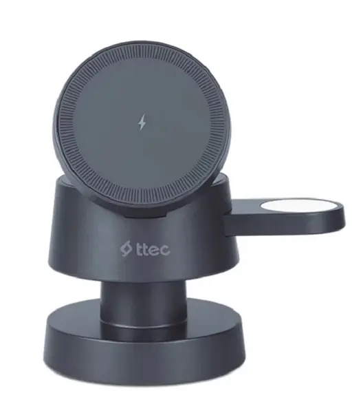 Încărcător auto ttec - AirCharger Quattro Mini, 20W, USB-C, MagSafe, negru
