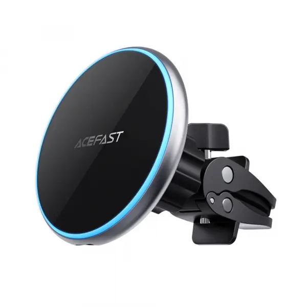 Incarcator Auto Wireless Acefast D3, 15W, 1.67A, Argintiu