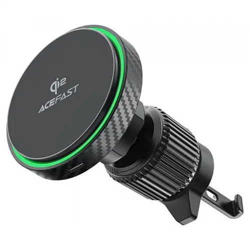 Incarcator Auto Wireless Acefast D33, 15W, 1.67A (Negru)