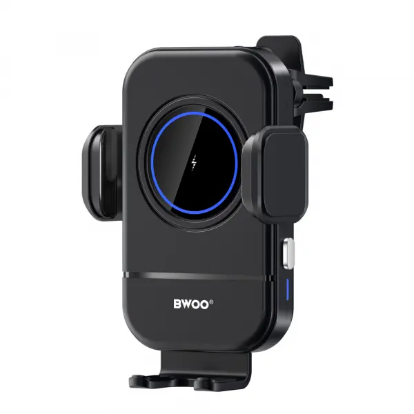 Incarcator Auto Wireless BWOO ZJ137, 15W, 1.67A, Negru