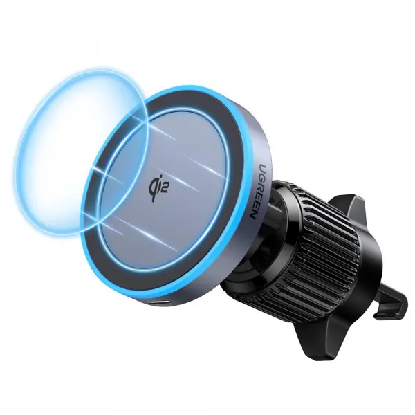 Incarcator Auto Wireless UGREEN W708, 15W, 1.67A, Negru