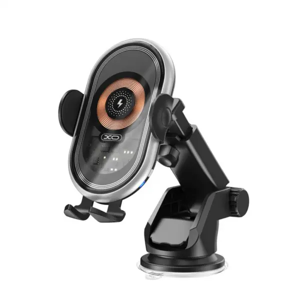 Incarcator Auto Wireless XO Design WX038, 15W, 1.67A, Negru