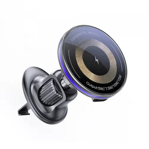 Incarcator Auto Wireless Yesido C308, 15W, 1.67A (Negru)