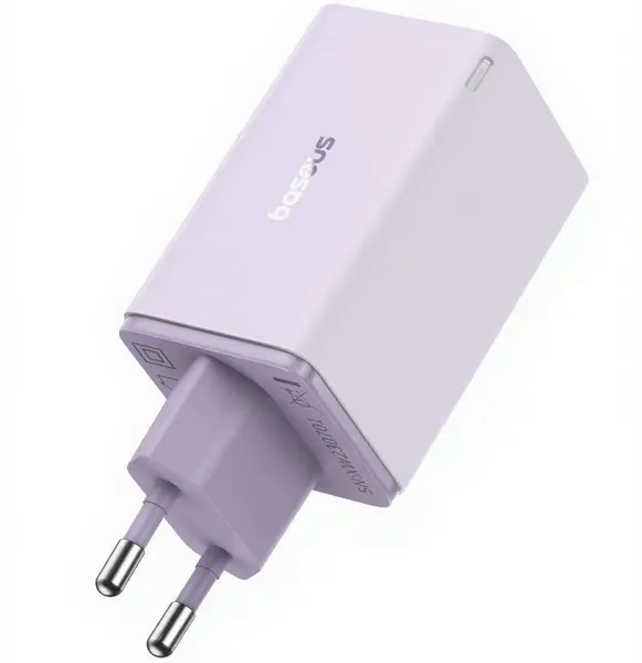Incarcator de perete Baseus P10162701533-00, 4 porturi USB, 65W, violet