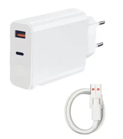 Incarcator de priza 120W inclus cablu 6A USB la USB C transfer date si incarcare