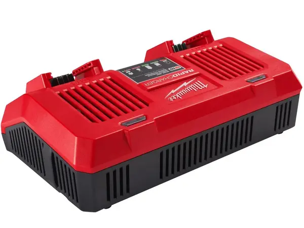 Incarcator dublu Milwaukee M18, incarcare 2 acumulatori M18, REDLINK, montaj perete, 4932472073