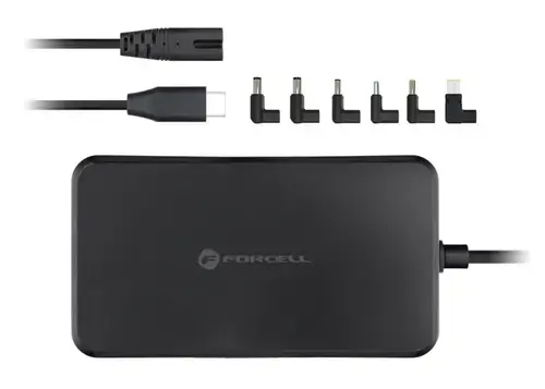 Incarcator Forcell F-Energy E856, pentru Laptop, 90W, Negru