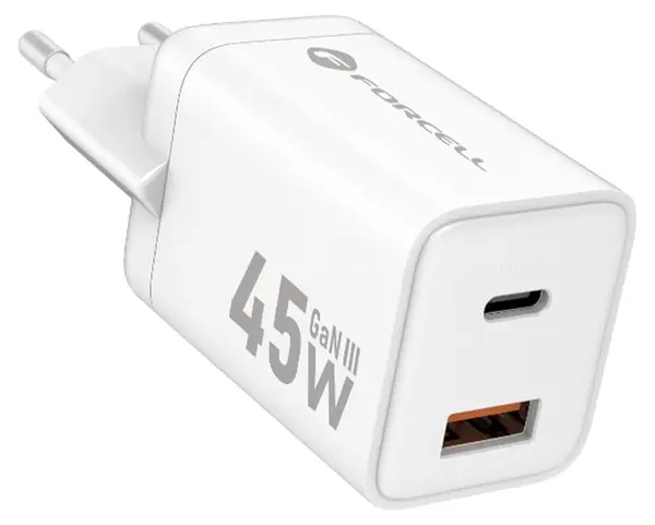 Încărcător Forcell - F-Energy VT-36 Mini, 45W, GaN III, alb
