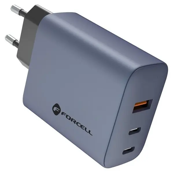 Încărcător Forcell - F-Energy VT-42B, 65W, GaN, gri