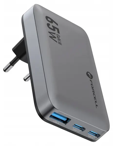 Încărcător Forcell - F-Energy, VT-47, 65W, GaN III, gri