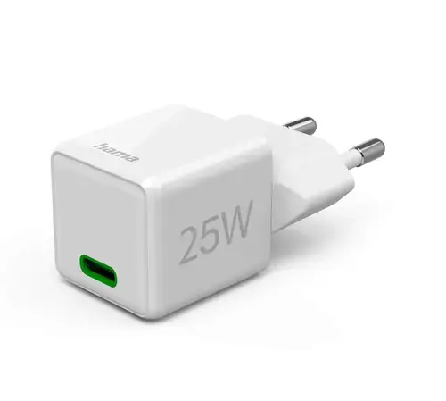 Incarcator Hama 201981, USB-C, 25W (Alb)