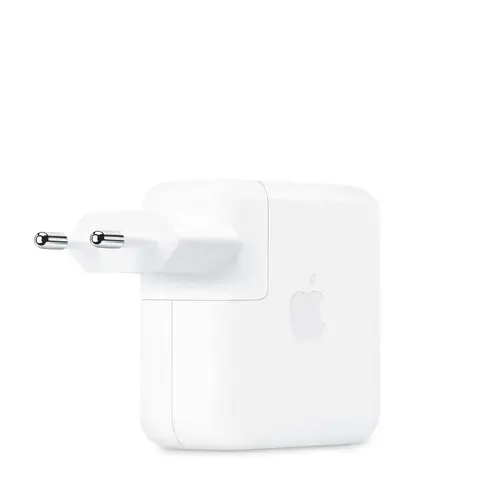 Incarcator laptop Apple MXN53ZM/A, 70W, USB-C, pentru MacBook Air, MacBook Pro (Alb)