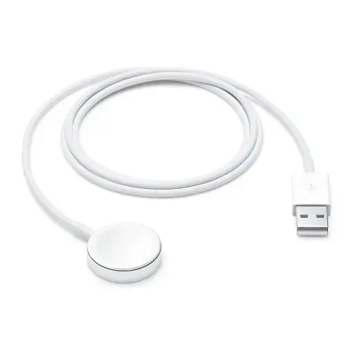 Incarcator magnetic pentru Apple Watch MW6A3ZM/A, 1m (Alb)