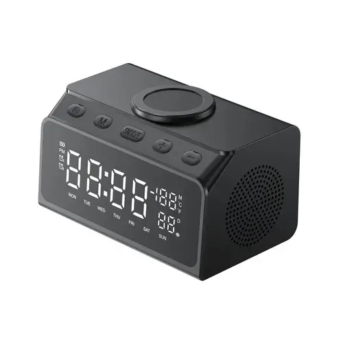 Incarcator multifunctional wireless HAVIT W3041, 15 W, 2 porturi USB (Negru)