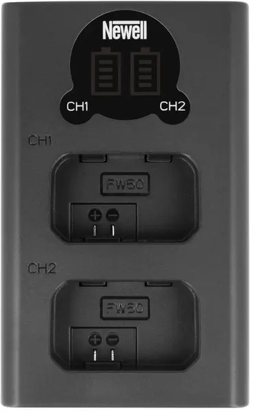 Încărcător Newell - DL-USB-C, NP-FW50, 2 cuiburi