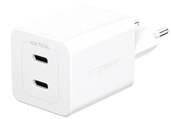 Încărcător PanzerGlass - Grand Prix Turbo, 45W, Silver White