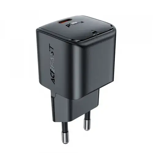 Incarcator Retea Acefast A77, 30W, 3A, 1 x USB-C (Negru)