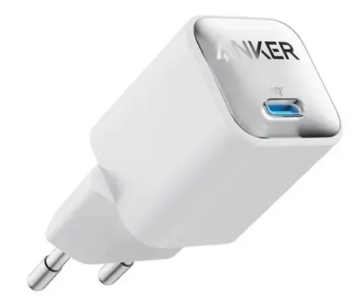 Incarcator retea Anker 511 Nano 3, 30W, USB-C, PowerIQ 3.0, PPS (Alb)