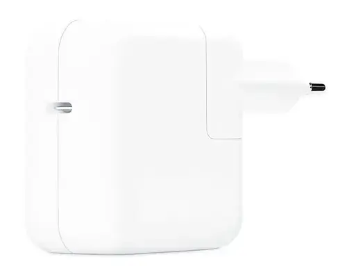 Incarcator retea APPLE MY1W2ZM/A, USB Type C, 30W (Alb)