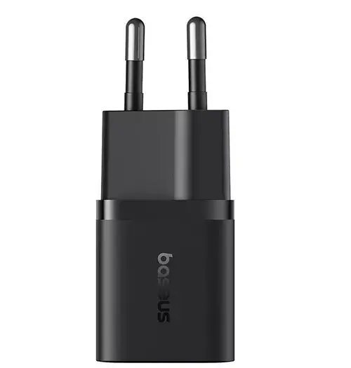 Incarcator retea Baseus GaN5 mini, Quick Charge 25W, 1 x USB Type-C (Negru)