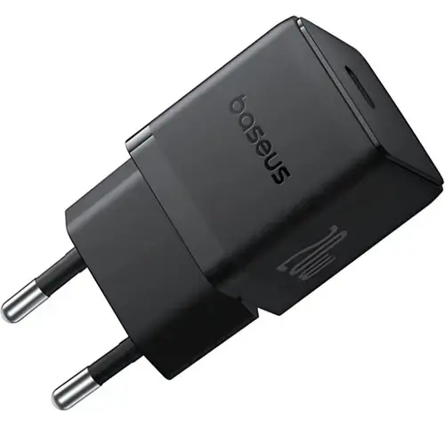 Incarcator Retea Baseus Palm, 20W, 3A, 1 x USB-C, P10111602113-00 (Negru)