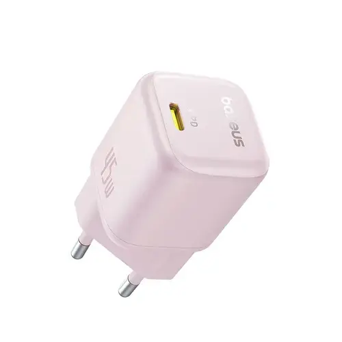 Incarcator retea Baseus PicoGo, 45W, USB-C, Fast Charger (Roz)