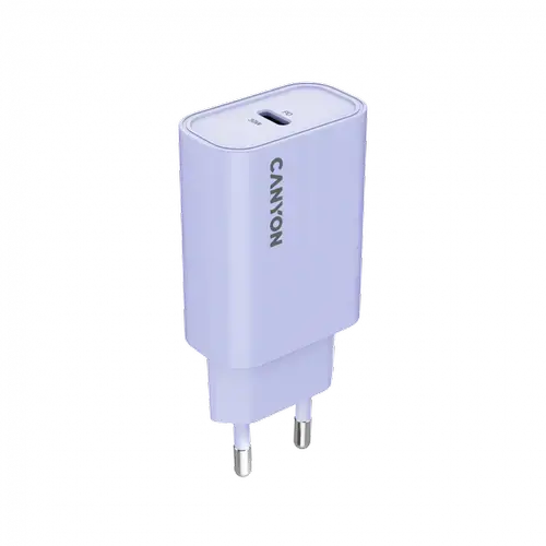 Incarcator retea CANYON CNE-CHA30CLPU OnCharge 30CL, 30 W, 1x USB Type-C PD (Mov)