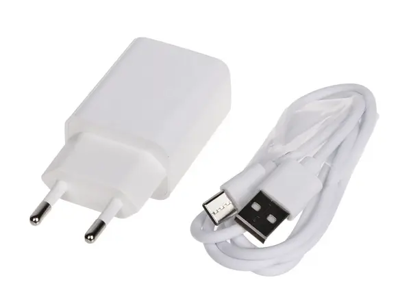 Incarcator retea cu cablu USB C, 5V, 2A, plastic alb, pentru smartphone si alte dispozitive, TS-INC5V2AC