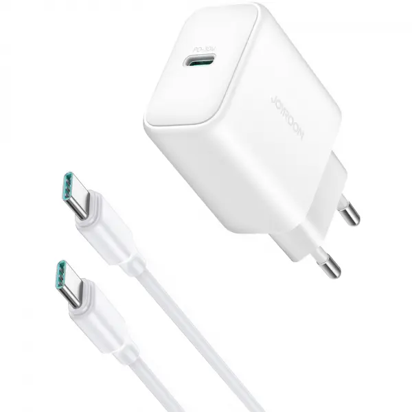 Incarcator Retea Cu Cablu USB-C Joyroom JR-TCF24, 30W, 3A, 1 x USB-C, Alb