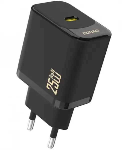 Incarcator Retea Dudao A27, 25W, 3A, 1 x USB-C, Negru