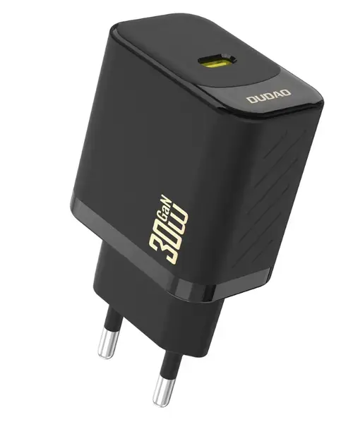 Incarcator Retea Dudao A27P, 30W, 3A, 1 x USB-C, Negru