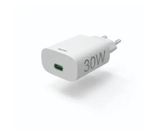 Incarcator retea HAMA 188335, USB Type-C, PD, 30W (Alb)