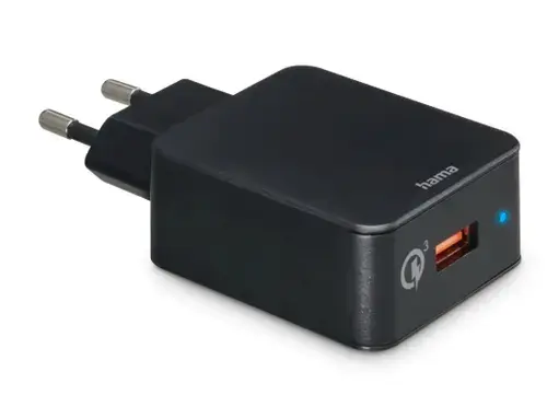 Incarcator retea HAMA 201641, 19.5W, 1xUSB-A, Quick Charge 3.0 (Negru)
