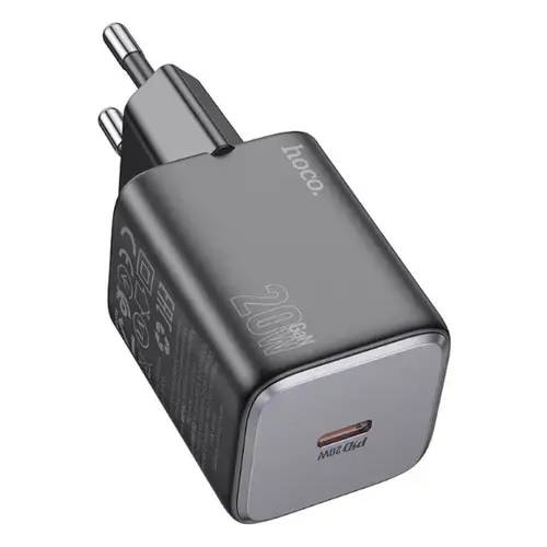 Incarcator Retea HOCO N40, 20 W, 3 A, USB-C (Negru)