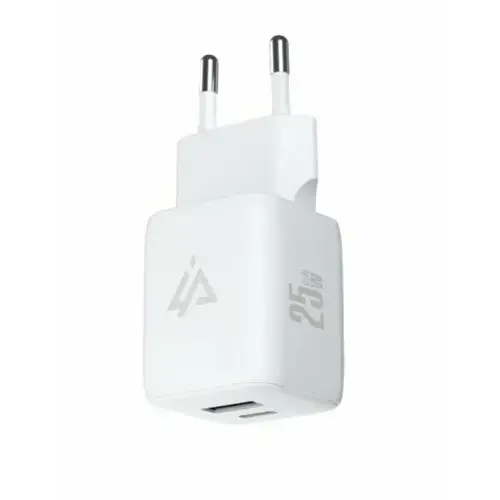 Incarcator Retea iPEAX GaN 25W, USB-C + USB-A (Alb)