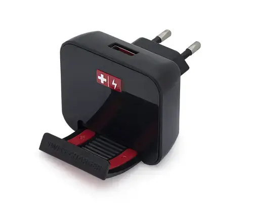Incarcator retea microUSB 4 in 1 cu stand si cablu