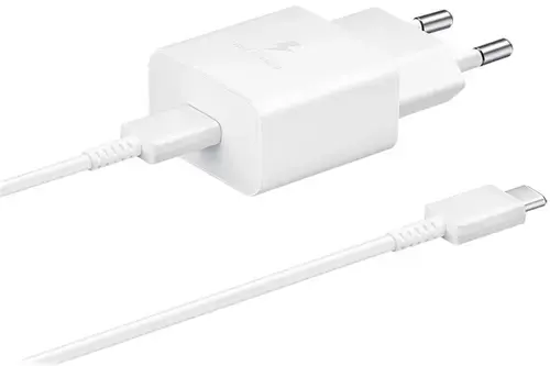 Incarcator Retea Samsung EP-T1510XWEGEU, Quick Charge, USB Tip-C, Cablu 1m, 15W (Alb)