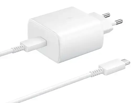 Incarcator retea Samsung EP-TA845XWEGWW Fast Charger, 1 x USB-C, 45W