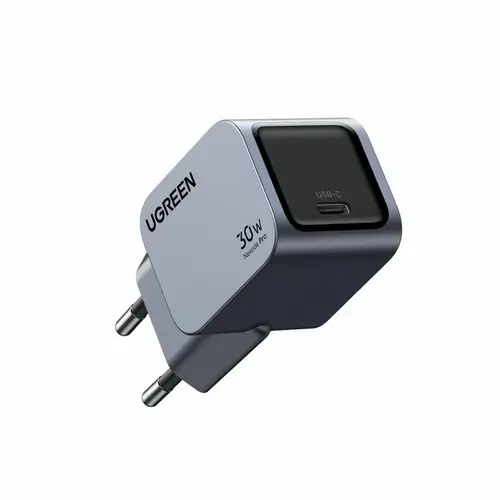 Incarcator retea Ugreen Nexode Pro, 30W, 1x USB-C, GaN Fast Charger, Gri