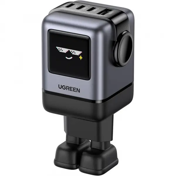 Incarcator Retea UGREEN X688 Uno, 100W, 5A, 1 x USB-A - 3 x USB-C, Negru