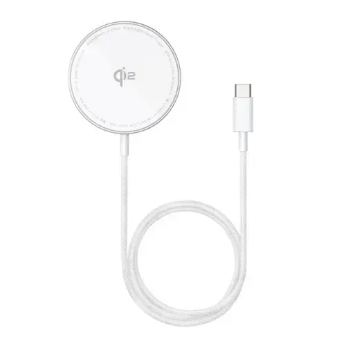 Incarcator Retea Wireless Baseus Simple Mini4 Air, 15W, 1.67A, P10278200S11-00 (Argintiu)