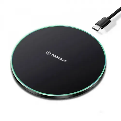 Incarcator Retea Wireless Techsuit CHWR031 Premium, 15W, 1.67A (Negru)