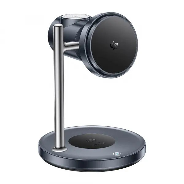 Incarcator Retea Wireless Yesido DS40 3in1, 25W, 1.67A, Negru