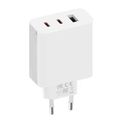 Incarcator Retea Xiaomi 2C1A, 67W, 3A, 1 x USB-A - 2 x USB-C (Alb)