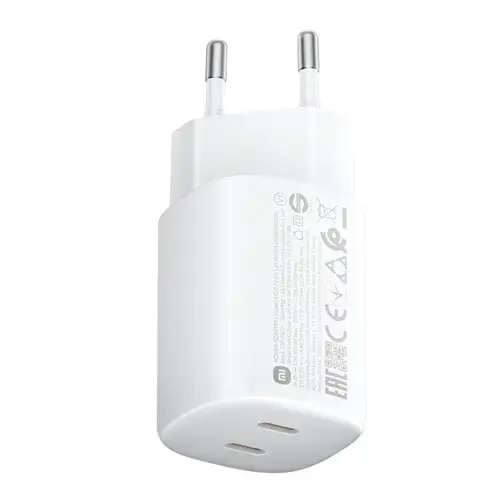 Incarcator retea Xiaomi Nano Turbo BHR087OEU, 45W, 2x USB Type-C (Alb)