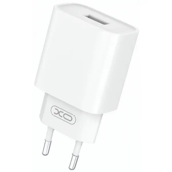Incarcator Retea XO Design CE02D, 18W, 3A, 1 x USB-A, Alb