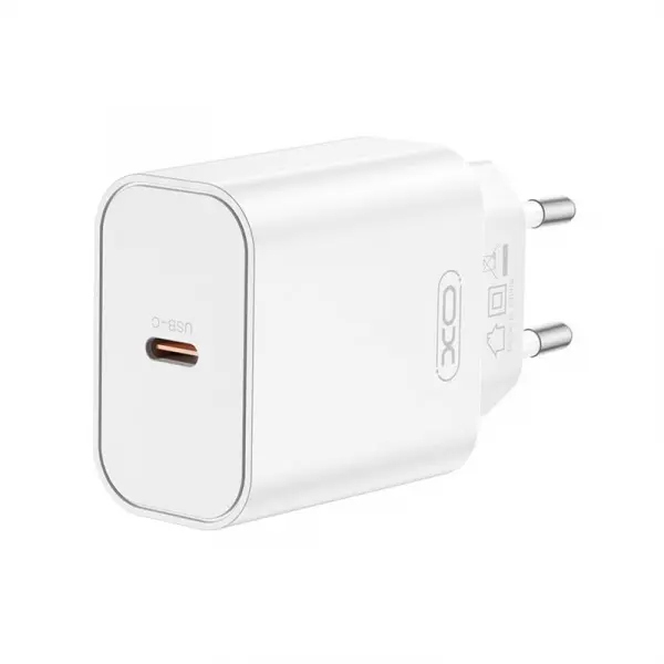 Incarcator Retea XO Design CE32, 20W, 3A, 1 x USB-C, Alb