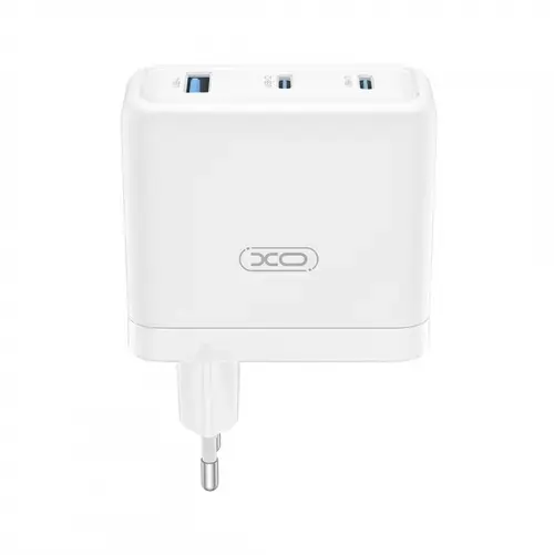Incarcator Retea XO Design CE35, 100 W, 5A, 1 x USB-A - 2 x USB-C (Alb)