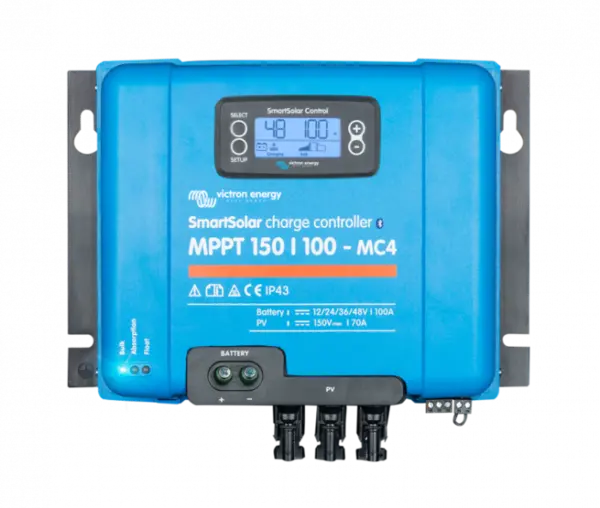 incarcator solar 12v 24v 48v 100a victron energy smartsolar mppt 150/100-mc4 ve.can
