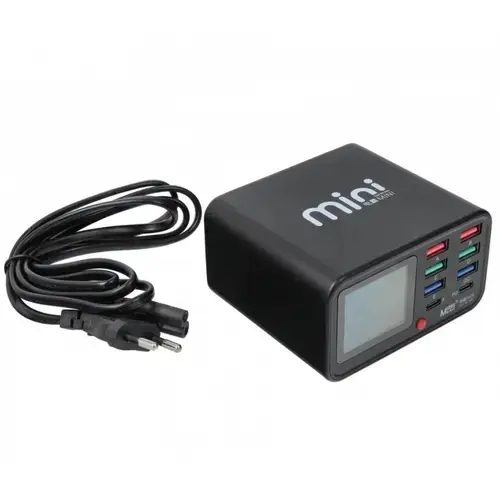Incarcator Statie MaAnt Dianba Mini, 75W, 2 x USB-C - 6 x USB-A (Negru)